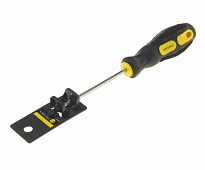 Отвертка крестовая PH0х100мм Ø4мм магнитная с противоскользящей ручкой (с держателем ) ER-7DH-04H ЭВ